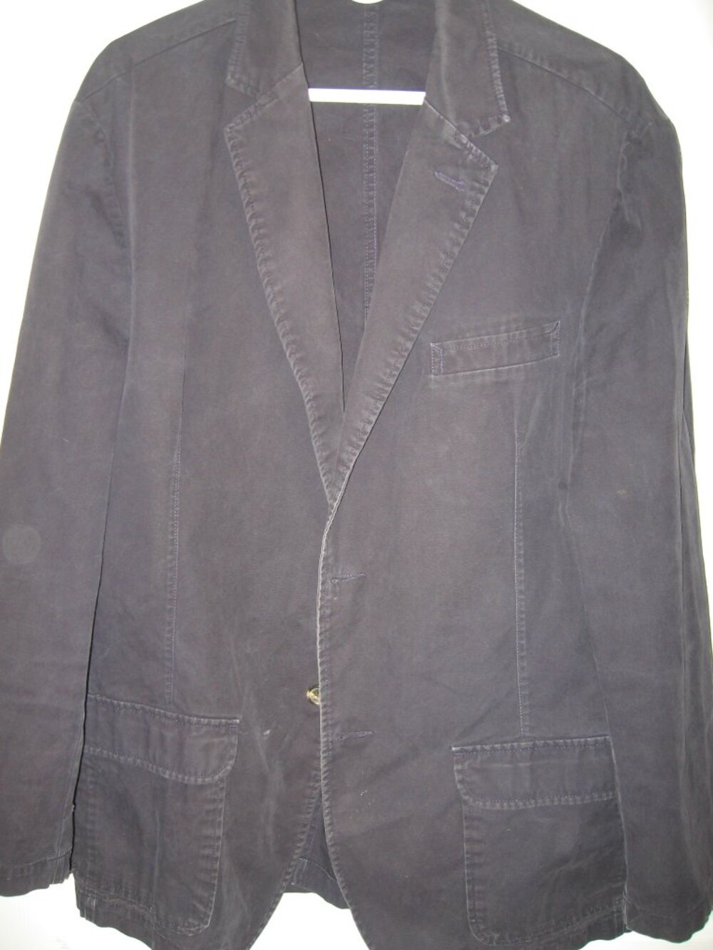 Merona Unstructured Unlined Blazer Sports Jacket Men's XL Black